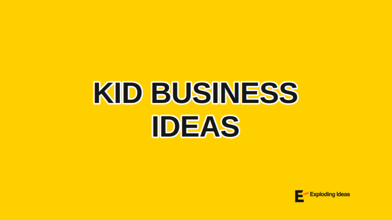 Kid Business Ideas
