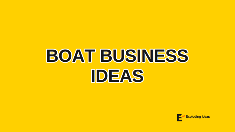 Boat Business Ideas